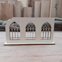 Tweedelige set om een klooster of kerk mee uit te beelden